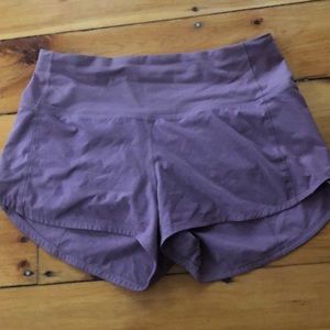 Lululemon speed up short size 4